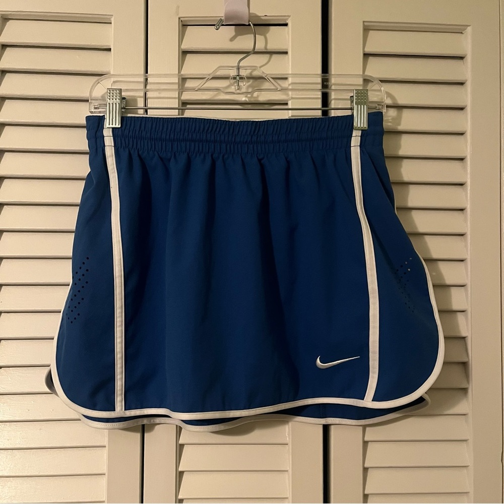 Nike Lacrosse Blue and White Split Skirt Size Medium